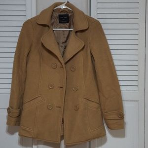 Tan Peacoat (great for winter)
